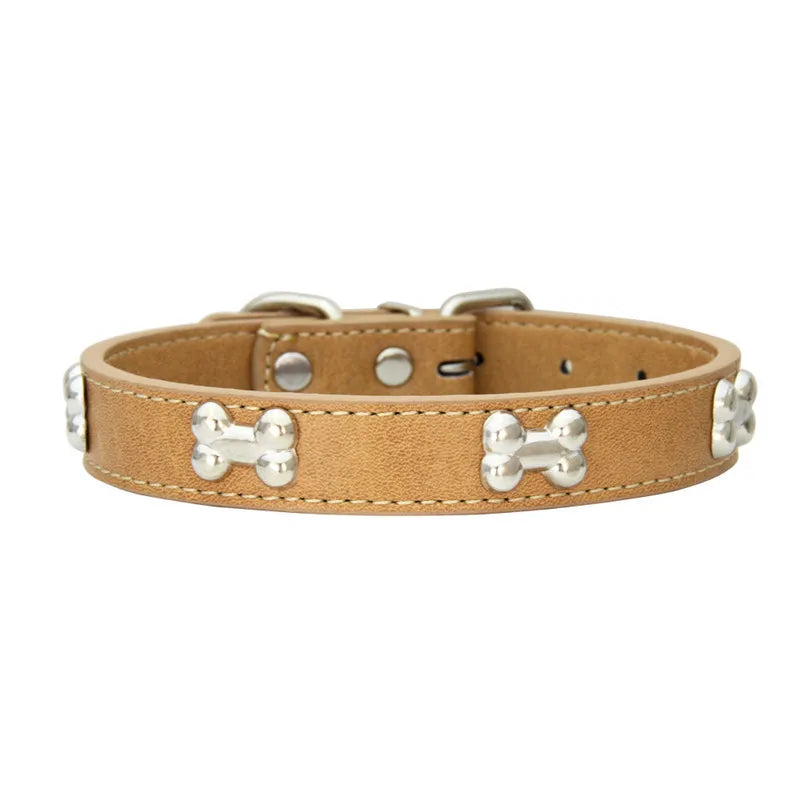 Bone Leather Durable Pet Dog