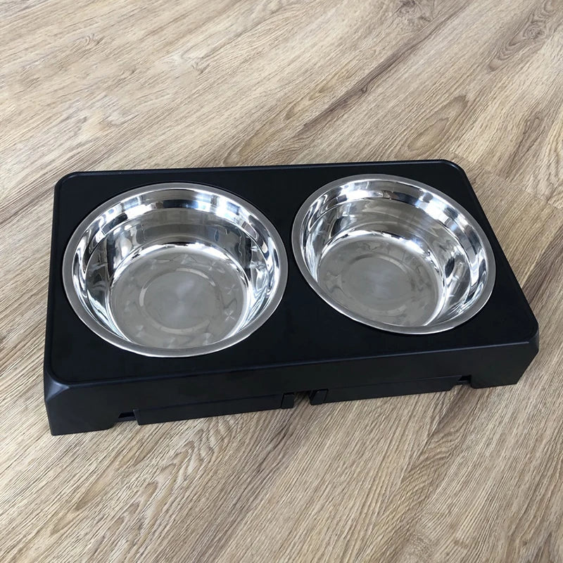 BOOTEELY Elevated Dog Feeder Bow