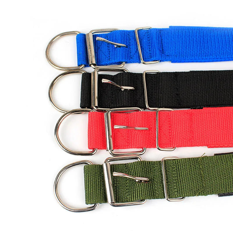 Solide Hundehalsbänder Nylon Hundehalsband für kleine mittelgroße Hunde Teddy Keji Pitbull Bulldog Beagle