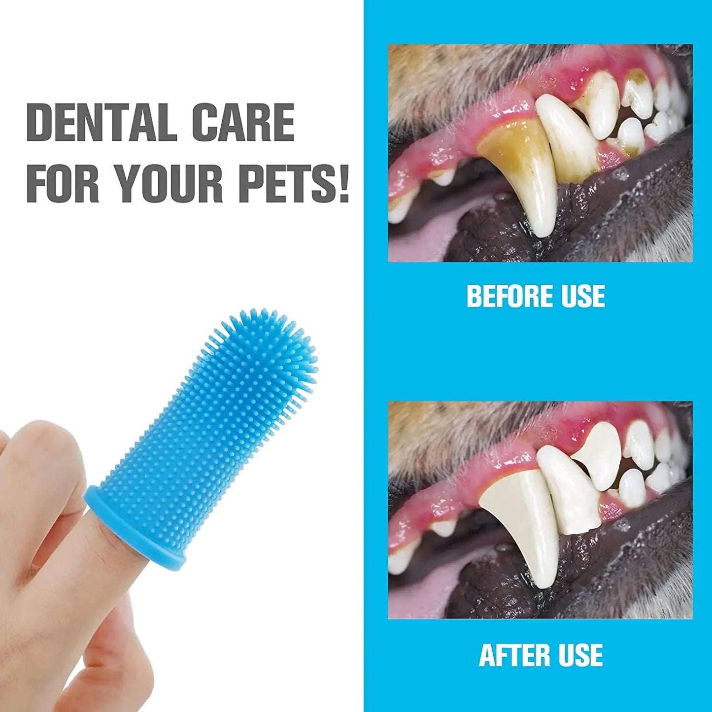 1PC Dog Super Soft Pet Finger