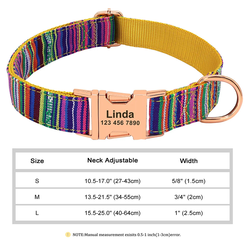 Personalized Dog Accessories Collar