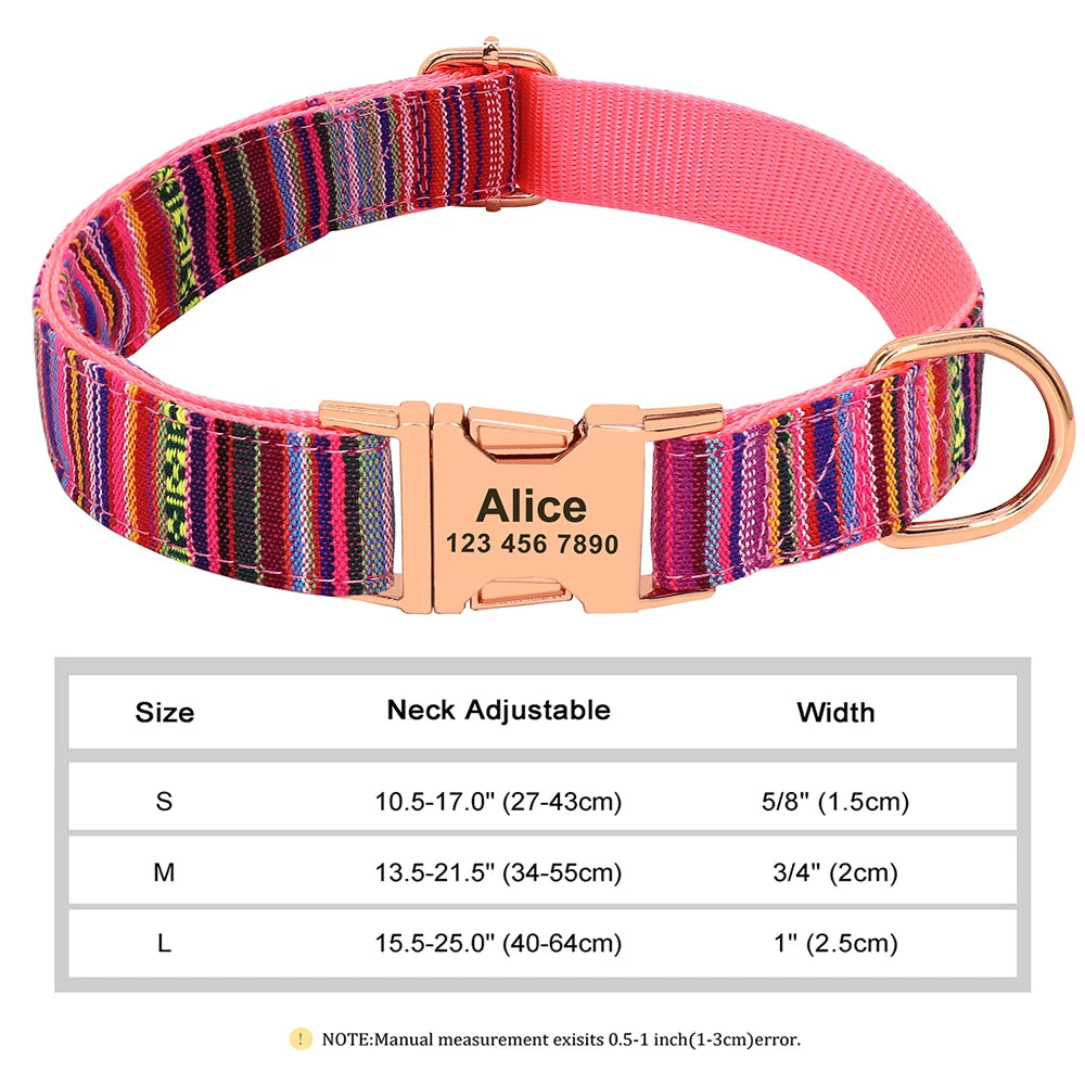 Personalized Dog Accessories Collar