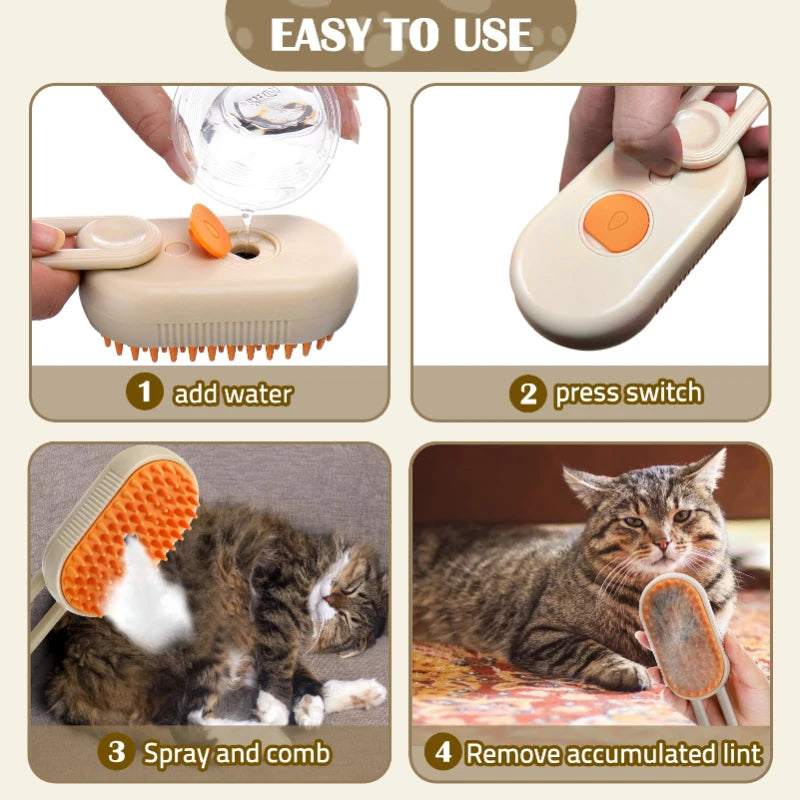 Steam Brush Dogs and cats