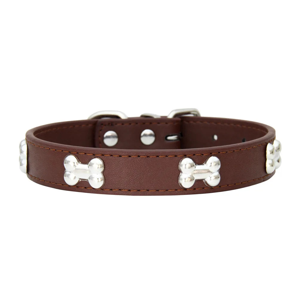 Bone Leather Durable Pet Dog