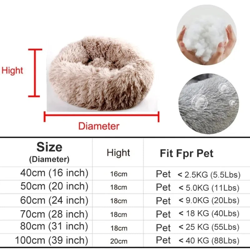 Round Dog bed