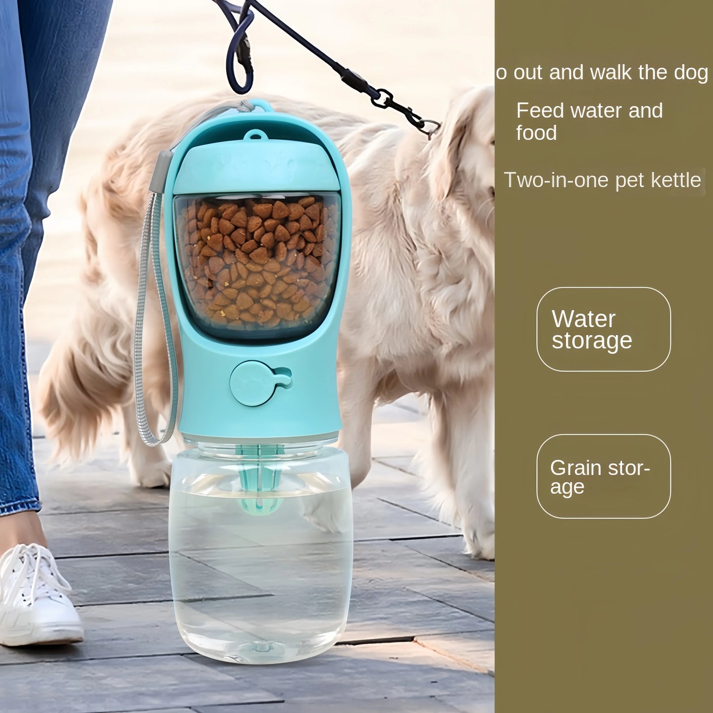 Tragbare Wasserflasche für Hunde und Katzen
